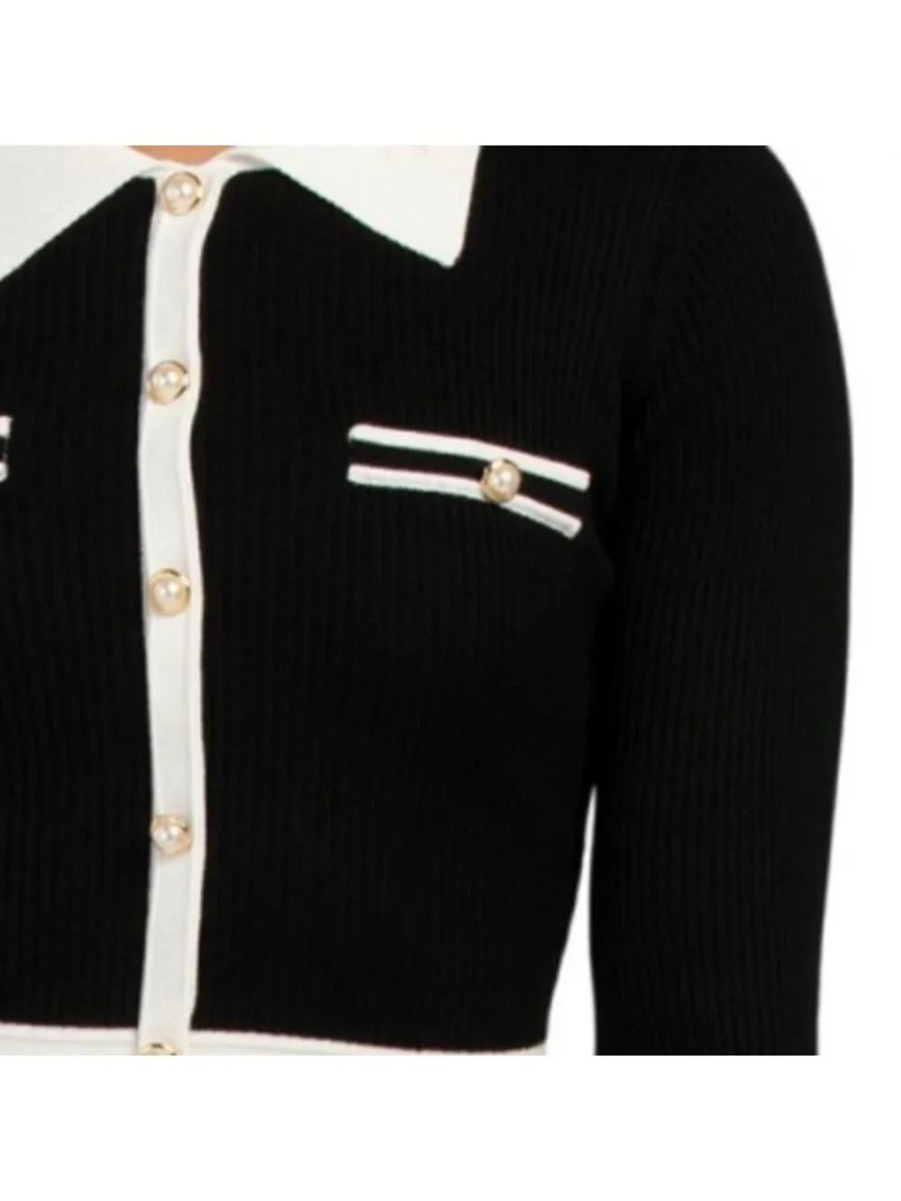 TAYLOR Contrast Trim Mini Sweater Dress ♥️ - Picture 3 of 3